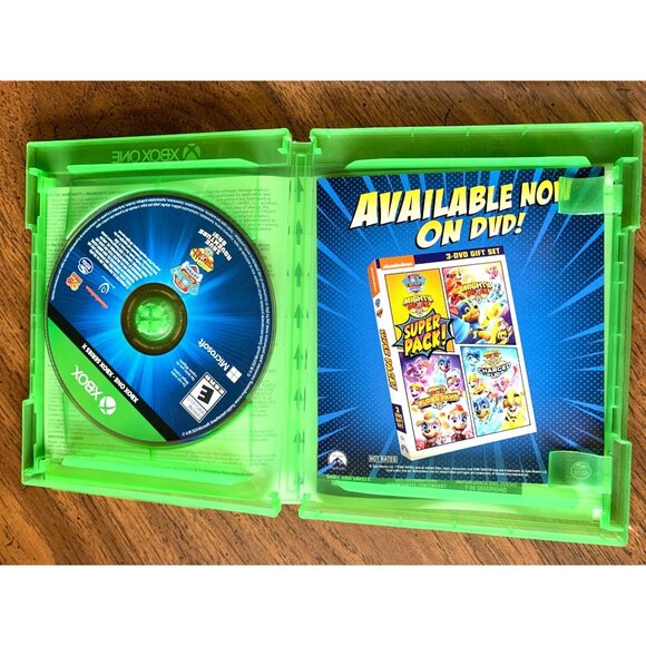 Paw Patrol Mighty Pups Save Adventure Bay Nickelodeon XBox One Video Game with c - Picture 3 of 4